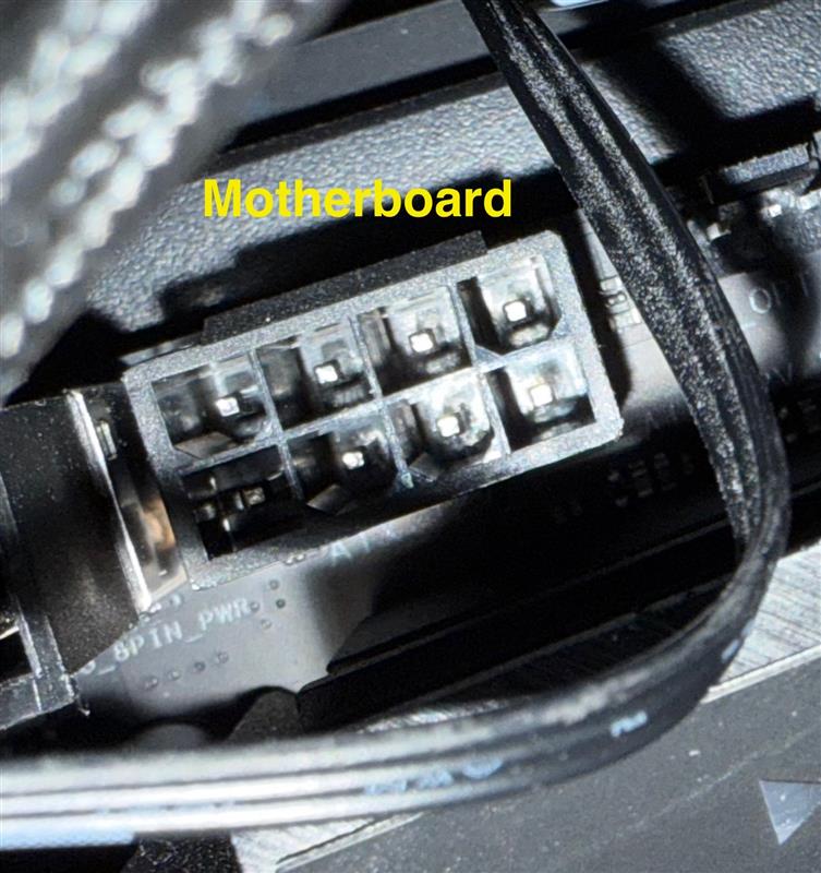 Z790-E 8-pin power connector error - Republic of Gamers