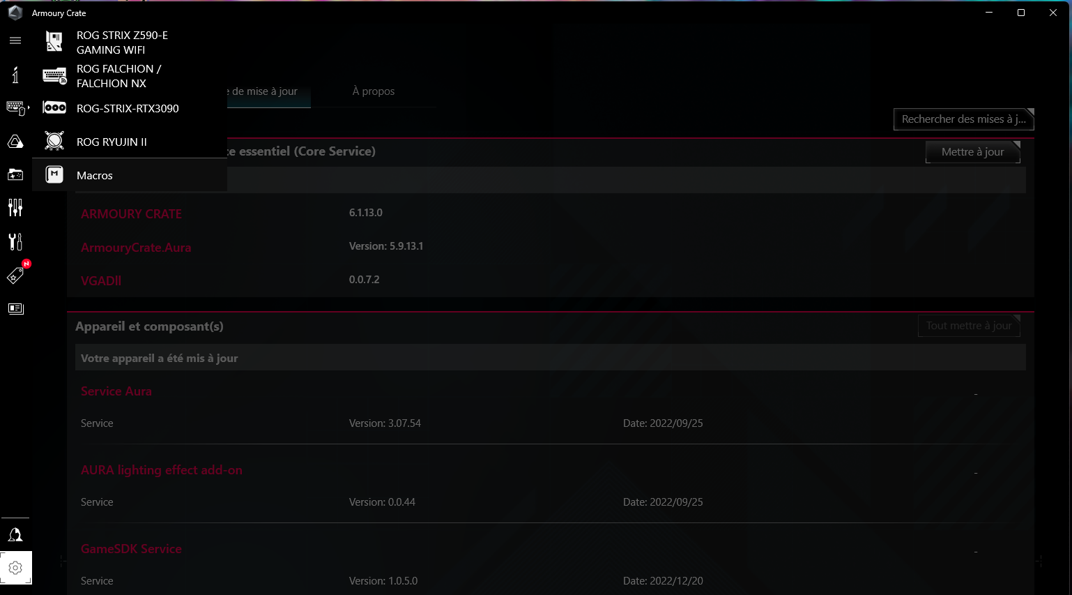 Solved: Armoury crate Services error - Republic of Gamers Forum - 1076702
