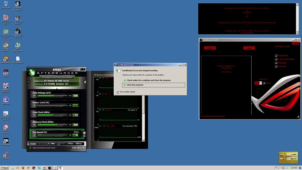 Image processing error and, handbrakeCLI.exe failu... - Republic of ...