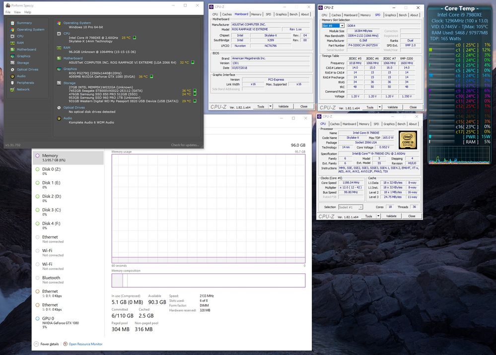 Rampage VI Extreme, RAM not fully detected 128GB o... Republic of