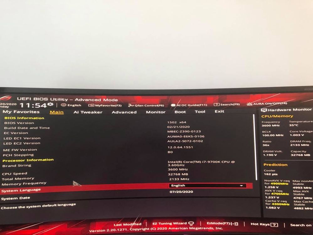 Z390E sometimes my pc won't power on Republic of Gamers Forum 817363
