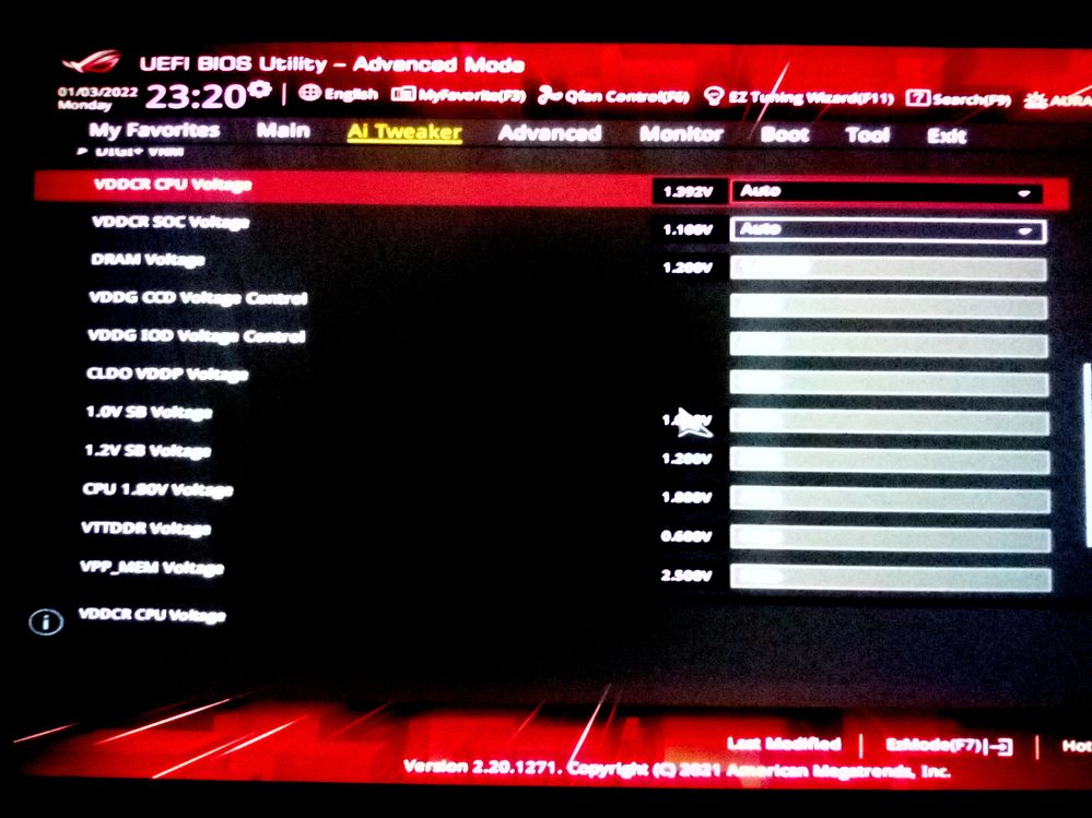 How to change the CPU Core Voltage in Windows for Republic of