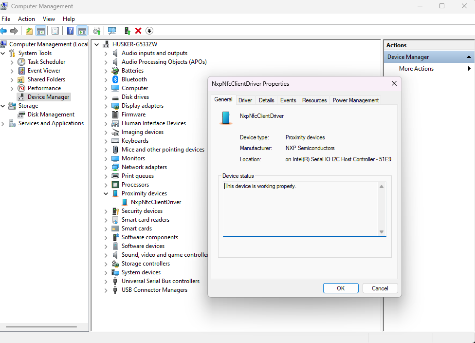 G533ZW Keystone not detected in AC 5.4.10.0 Republic of Gamers Forum