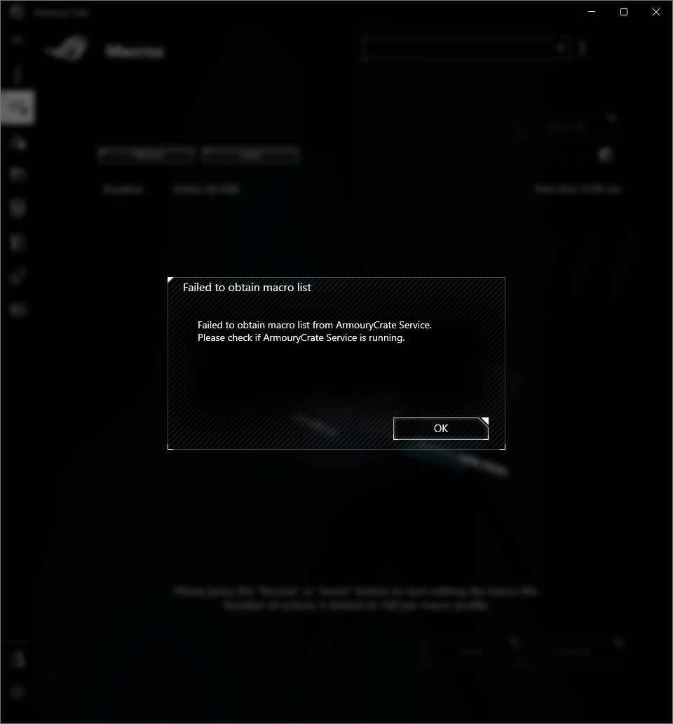 Solved: Armoury Crate V5.6.8.0 / AURA Creator V3.6.9.0