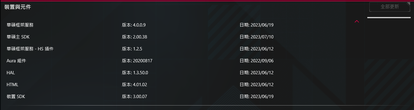 armoury-crate update to latest version cannot sele… - Republic of