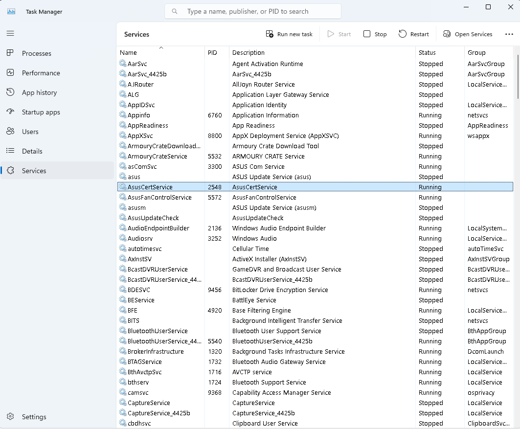 Cannot install Armoury Crate - Republic of Gamers Forum - 960169