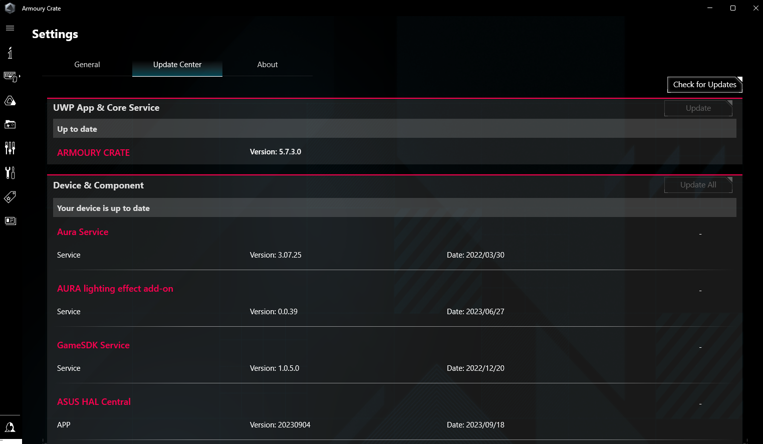 Keyboard stop working corretly, Asus rog strix moo... Republic of