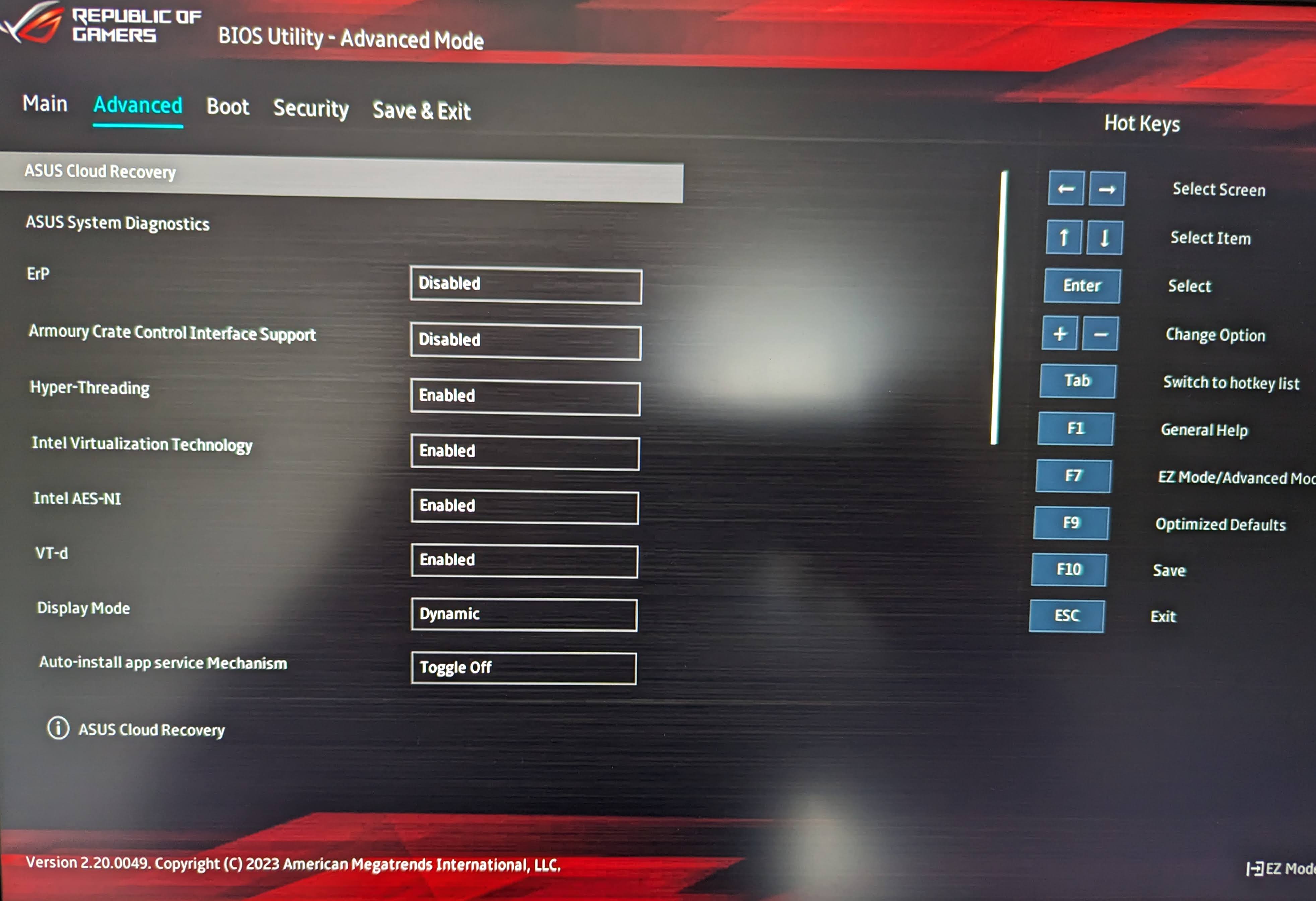 Solved Rog Strix Laptop freezing on startup. Republic of Gamers