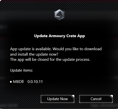 Error Updating Armoury Crate - Unable to Connect t... - Republic of ...